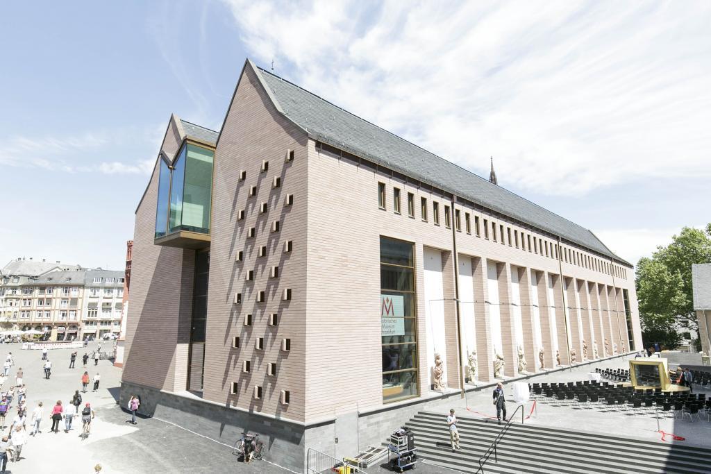 Ansicht des neuen Ausstellungshauses des Historischen Museums Frankfurt, Foto HMF, Stefanie Kösling Ansicht des neuen Ausstellungshauses des Historischen Museums Frankfurt