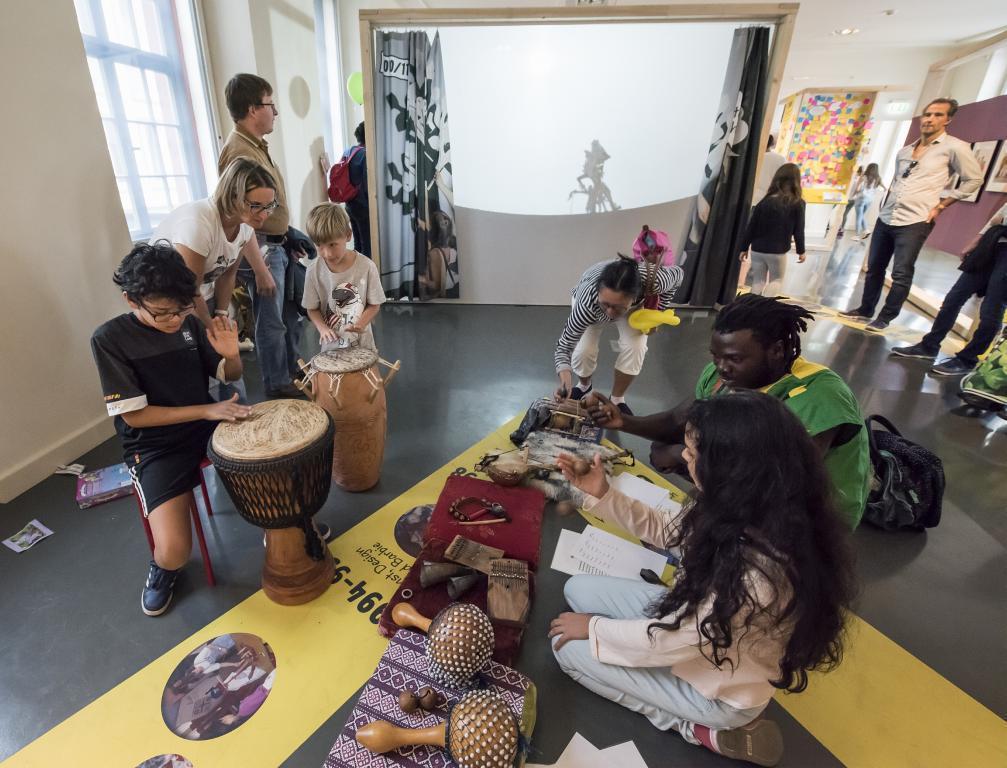 Musikwerkstatt im Jungen Museum, Foto: Petra Welzel