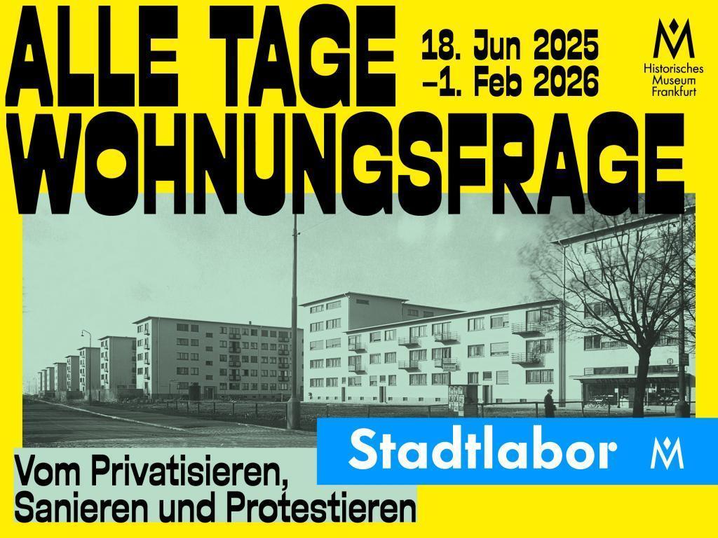 Plakatmotiv Alle Tage Wohnungsfrage