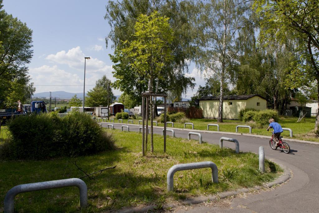 Ansicht des Wohnwagenstandplatzes © hmf Foto Rolf Oeser