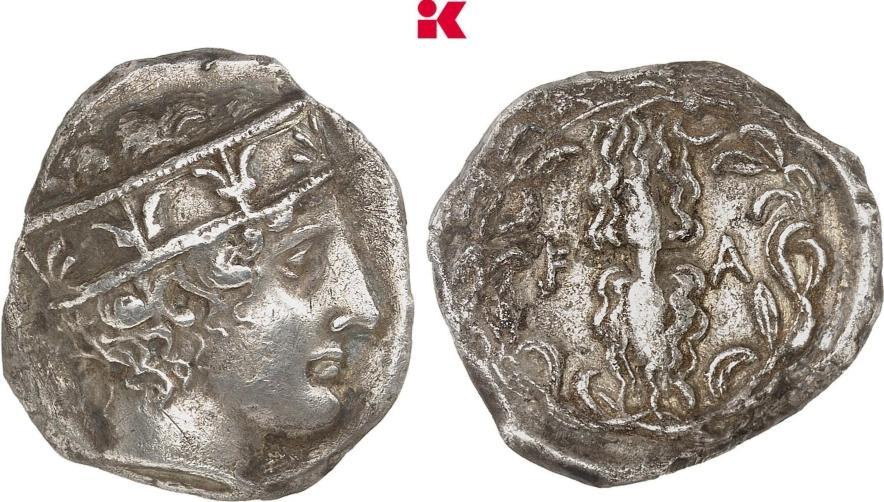 Münze aus Elis, Olympia, Foto: Künker Münze aus Elis, Olympia, Foto: Künker
