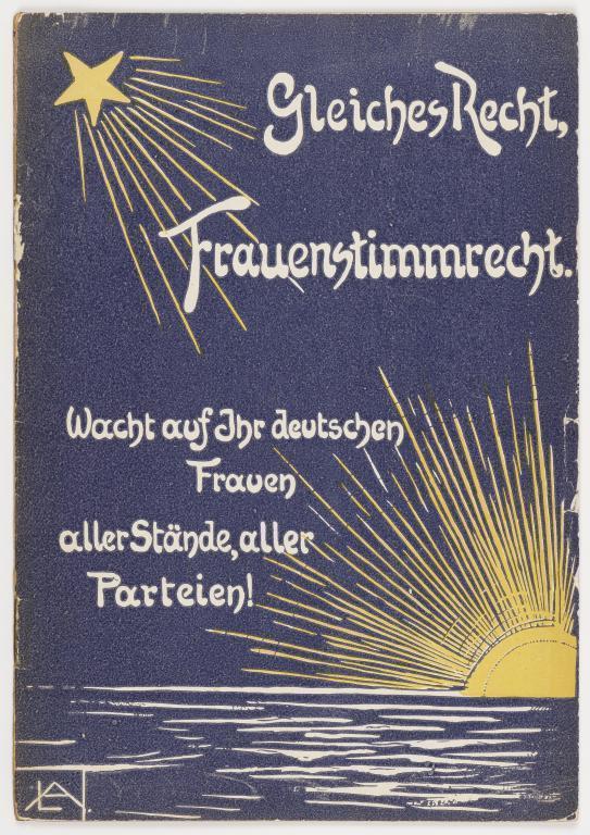 Broschüre des Vereins für Frauenstimmrecht, 1907 © Archiv der deutschen Frauenbewegung, Kassel
