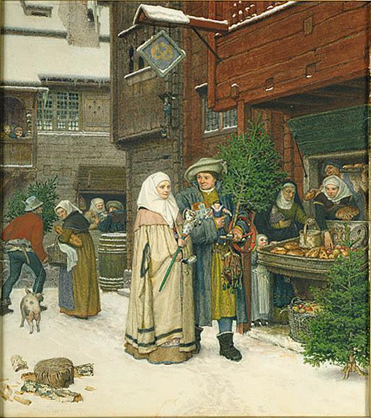 Georg von Rosen - Weihnachtsmarkt