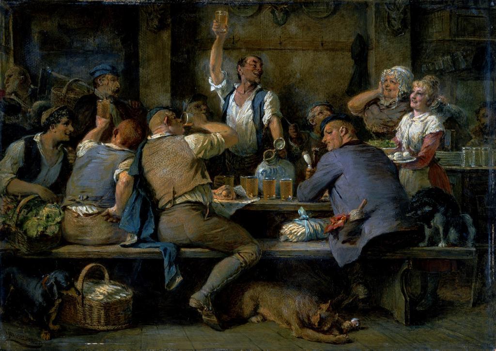 Johann Heinrich Hasselhorst: Apfelweinstube in Sachsenhausen © HMF