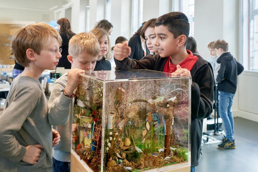Kinder in der Sonderausstellung