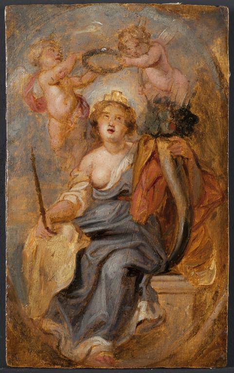 Peter Paul Rubens zugeschrieben Allegorie einer Stadt © HMF Horst Ziegenfusz Peter Paul Rubens zugeschrieben Allegorie einer Stadt © HMF Horst Ziegenfusz