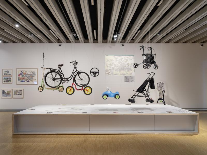 Blick in die Ausstellung 