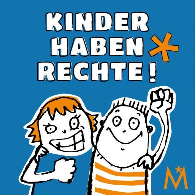 Grafik der Ausstellung über Kinderrechte im Jungen Museum Frankfurt