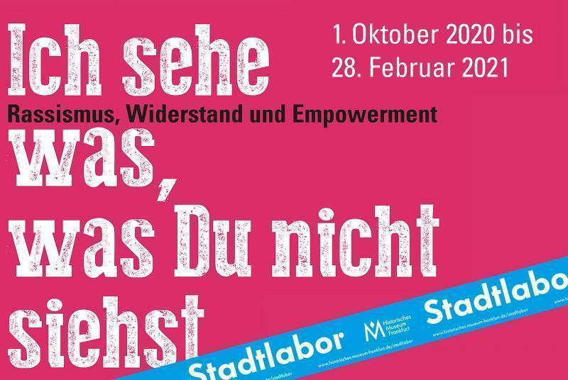 Plakat Stadtlabor-Ausstellung 