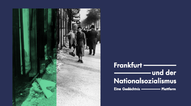 Screenshot von der ersten Gestaltung des Projekts Frankfurt und der Natio