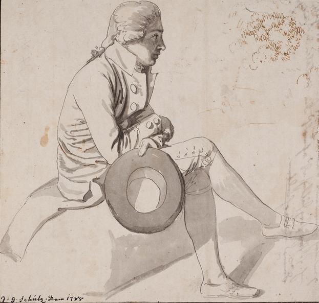Deutsch Das Portrat Von Johann Wolfgang Goethe 1826 Juli August Friedrich Julius Ludwig Sebbers 1804